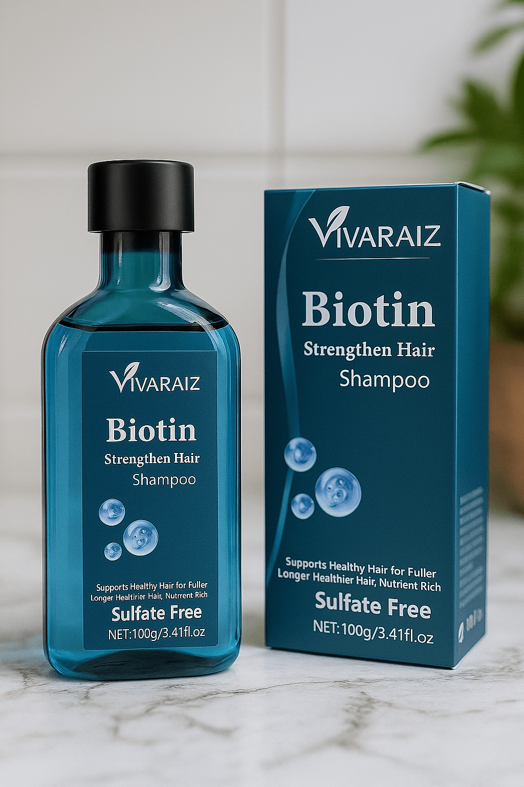 VivaRaiz Champô Fortalecedor com Biotina 100g - VivaRaiz