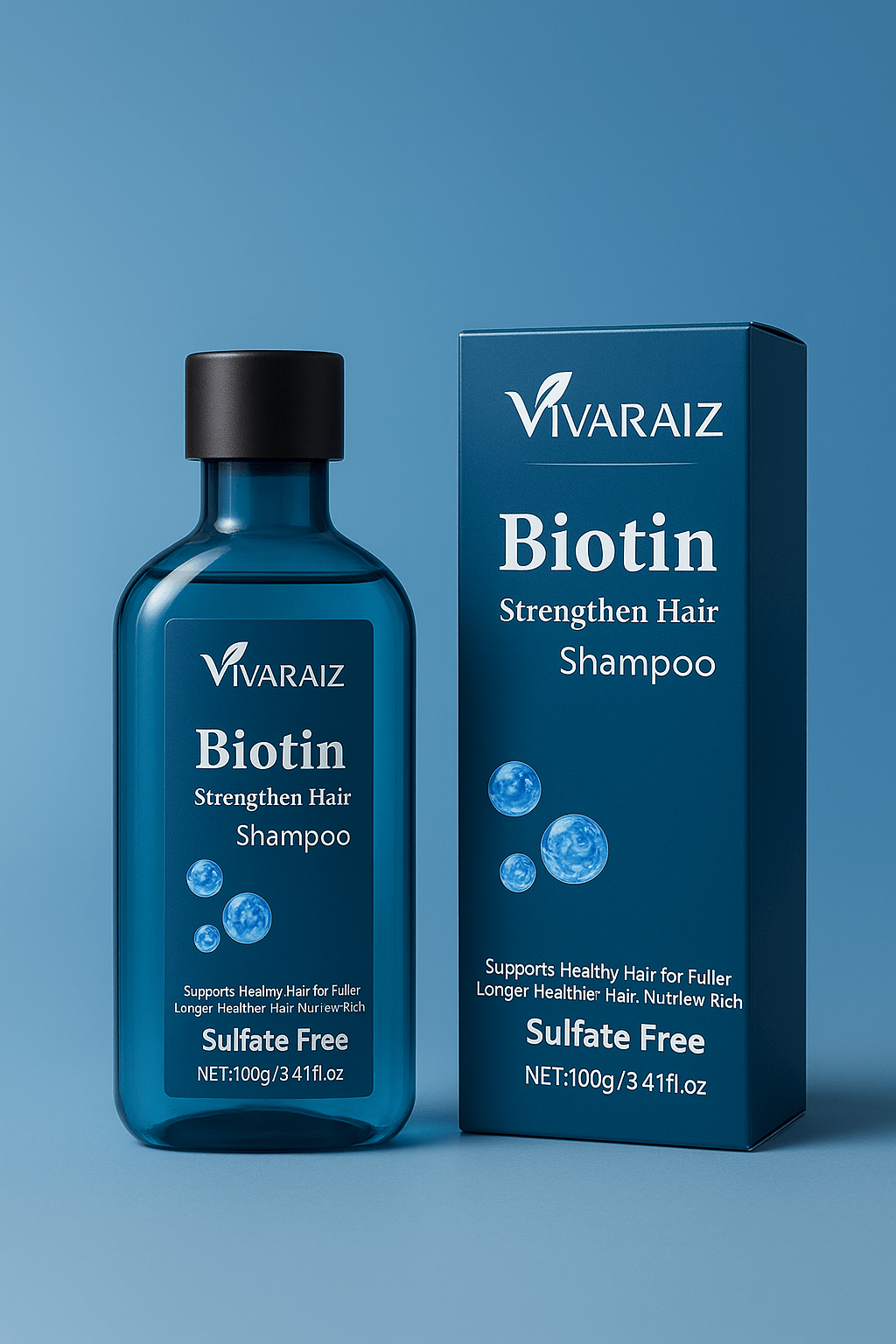 VivaRaiz Champô Fortalecedor com Biotina 100g - VivaRaiz