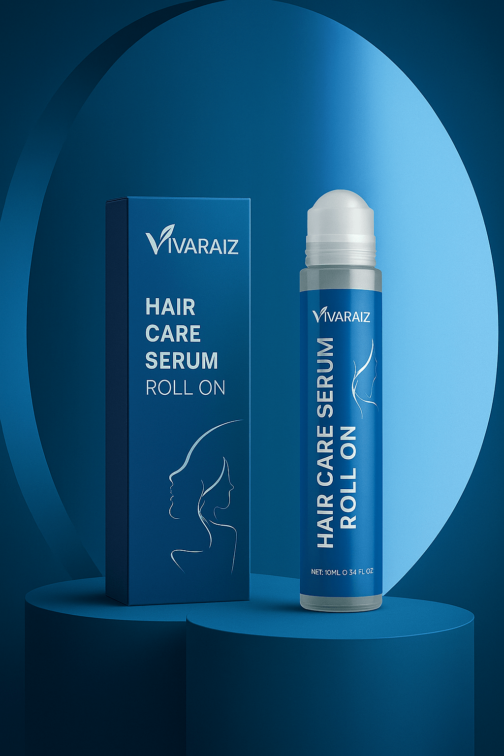 Pacote VivaRaiz Completo 90 Ampolas + 1 Roll - On + 1 Champô - VivaRaiz